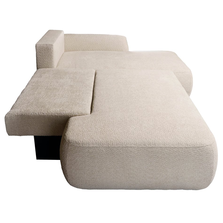Corner sofa Figo R, right side, sleeping function, Abriamo 03, H90x300x190cm