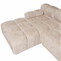 Corner sofa Selia L, left side, Vibe 08, H70x285x160cm