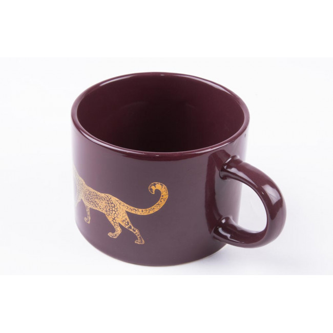 Mug Panter Burgundy, 250ml, h-6.5cm, D9cm