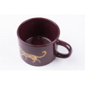 Mug Panter Burgundy, 250ml, h-6.5cm, D9cm