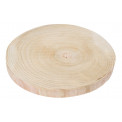 Tray, wooden, D30x3cm