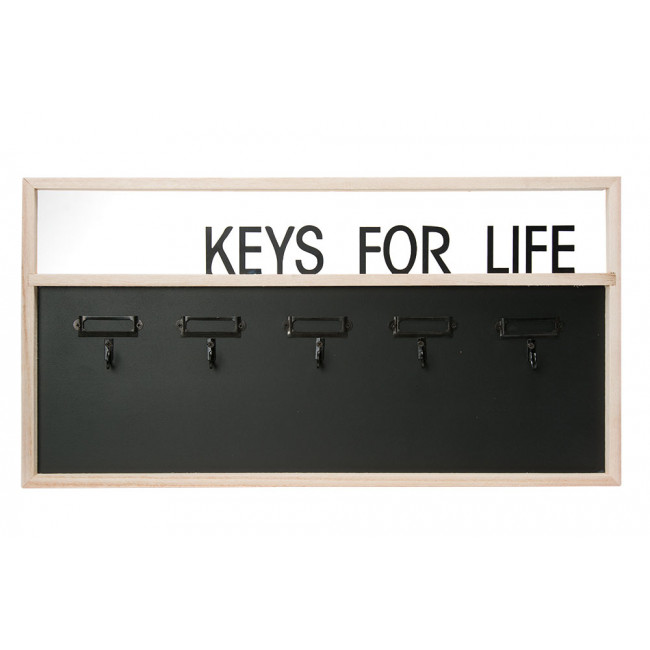 Key hanger with 5 hooks, 50x26cm