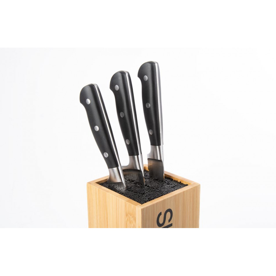 Knife block Fimmel, H23x10.5x10.5cm