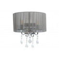 Wall lamp MARI, silver colour, E14 2x40W, H36x35cm