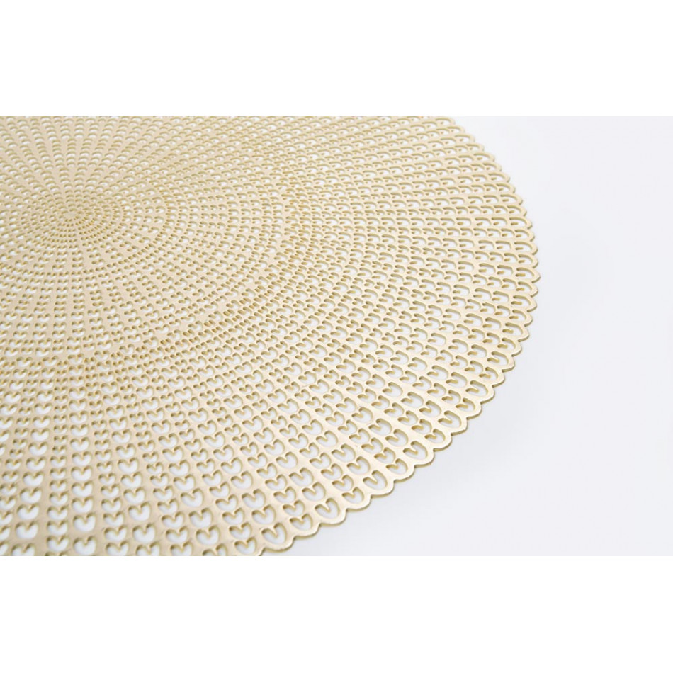 Placemat Aila, golden, D-41cm
