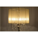 Floor lamp MARI cream, E14 5x40W,  H-165cm, Ø-50cm, satin nickel