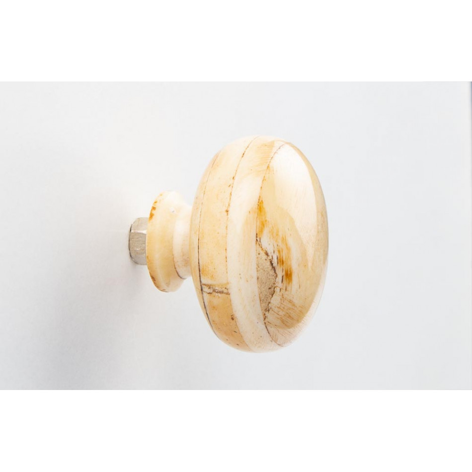 Furniture handle Bone plain, H30x30x40mm