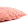 Decorative pillowcase Delirium 2, salmon color, 45x45cm