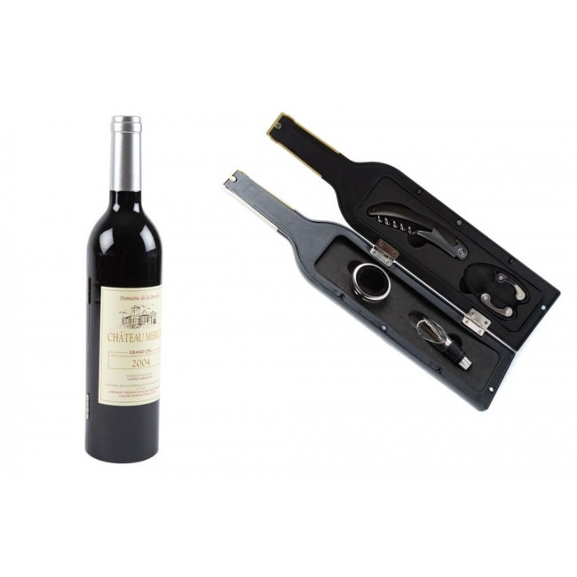Wine bottle opener set, H-32cm, Ø-7cm