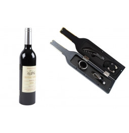 Wine bottle opener set, H-32cm, Ø-7cm