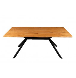 Pietų stalas TRIVERO, ąžuolinis, 160x85x75 cm