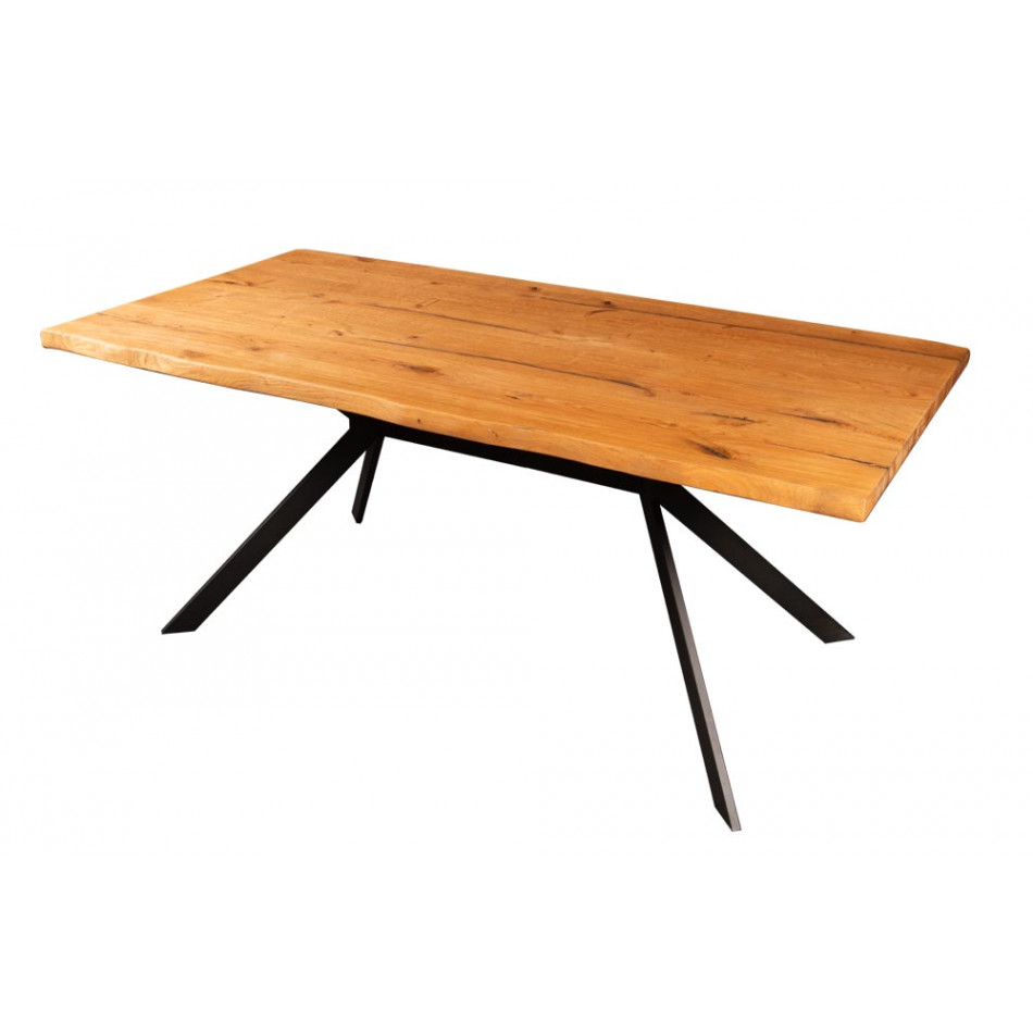 Dining table Trivero, oak hardwood, 160x85cm h75cm