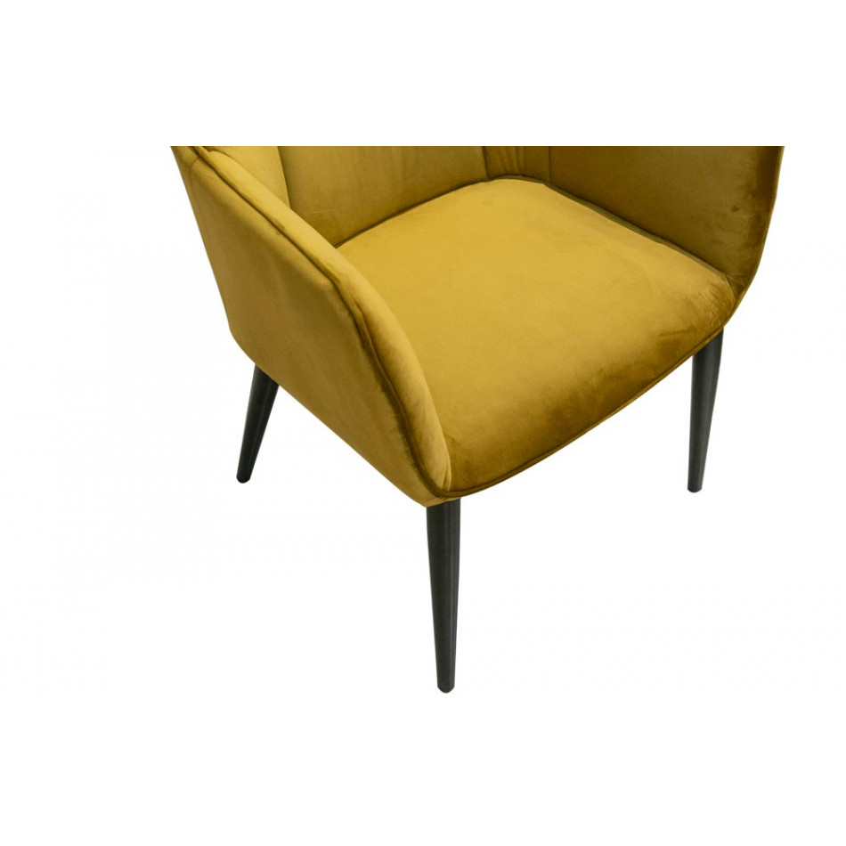 Laisvalaikio kėdė SABARA, garstyčių sp., 67x65x H82cm, sėdimosios dalies aukštis 40cm