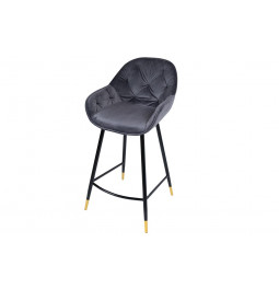 Baro kėdė SALORINO, pilkos sp., 96x48x54cm, sėdimosios dalies aukštis  62cm