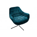 Kėdė SILANDRO, sukama, mėlynos sp., 83x76x79cm, 83x76x79cm, sėdimosios dalies aukštis 47cm