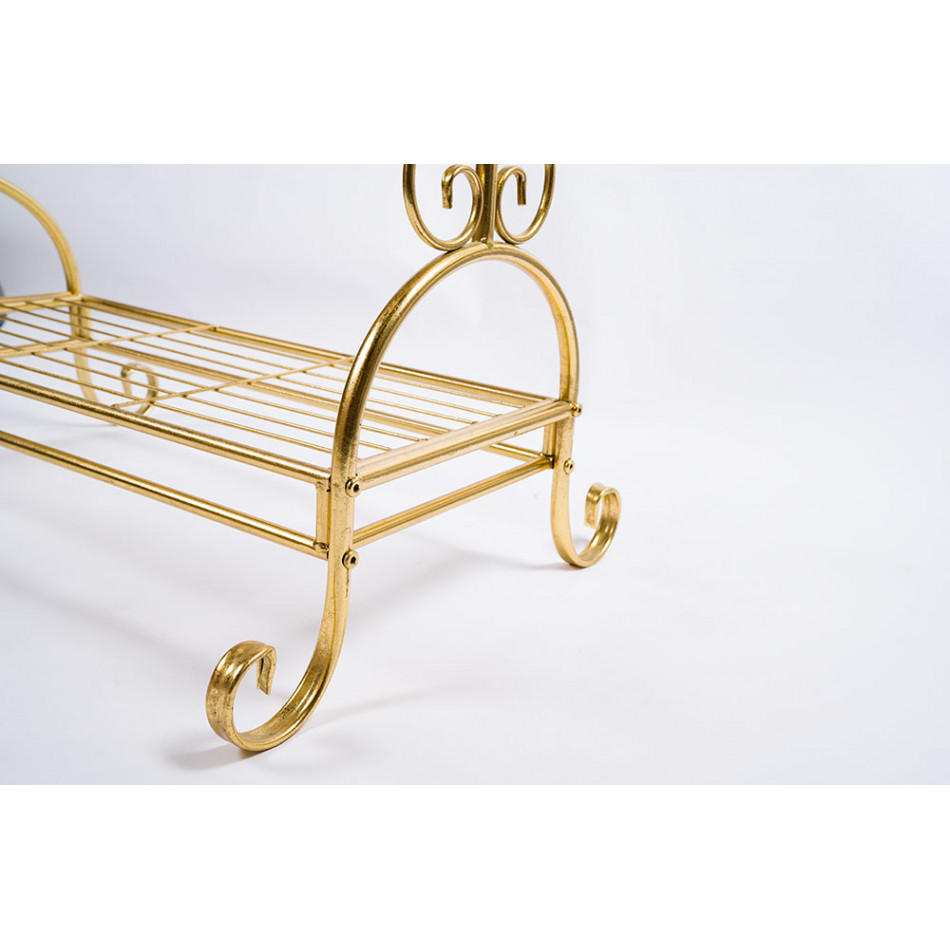 Floor mirror Bellevue, golden, 78x53x172cm