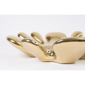 Decor Wilky, gold colour, 38x38x8.7cm