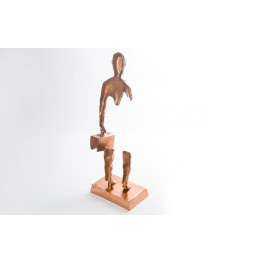 Dekoracija MAN, varinės sp., 20.5x12.25x55cm