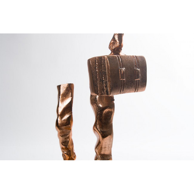 Decor Man, copper colour, 20.5x12.25x55cm