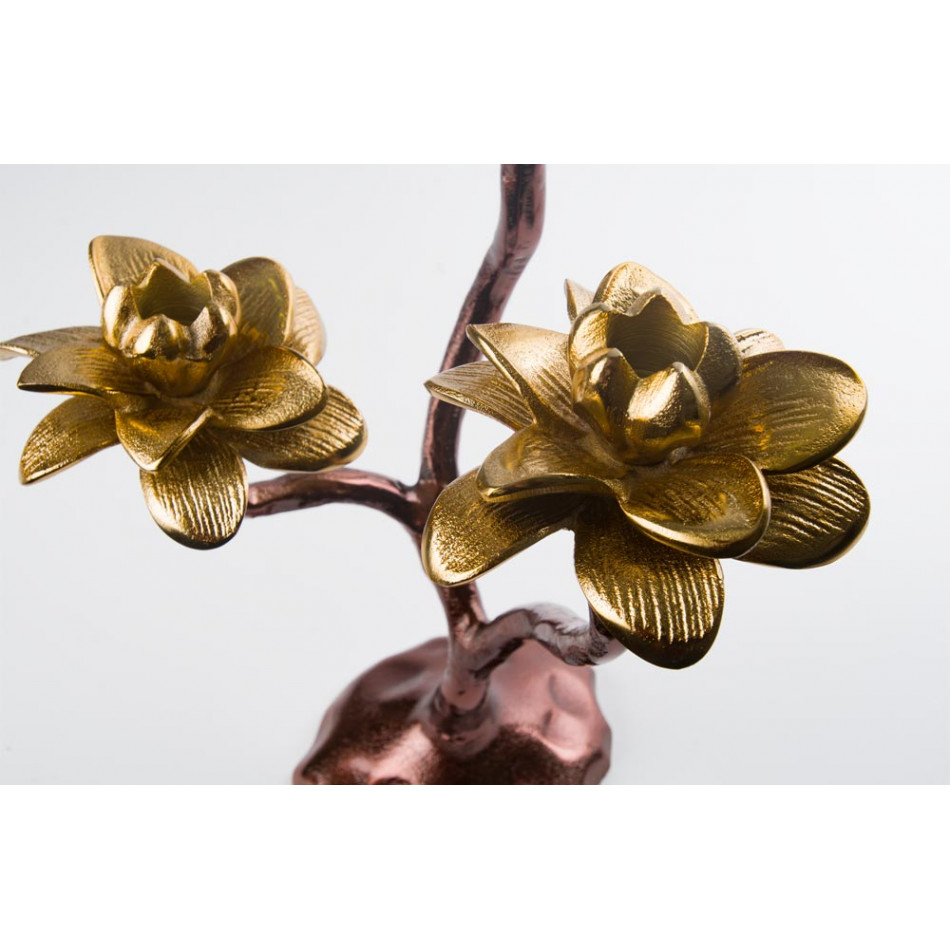 Candle holder Barra for 3 candles, 11x9x27cm