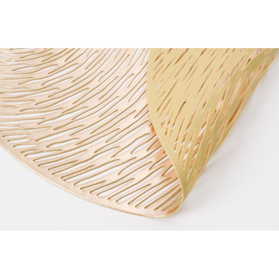 Placemat Angeli, golden, D38cm