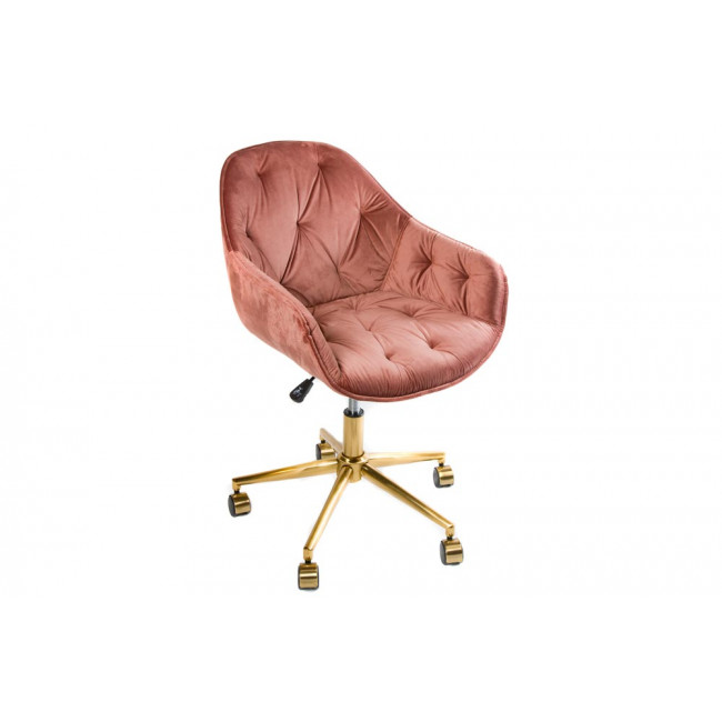 Офисное кресло Slorino, розовый, 58x62x78-88cm, высота сиденья 44-54cm