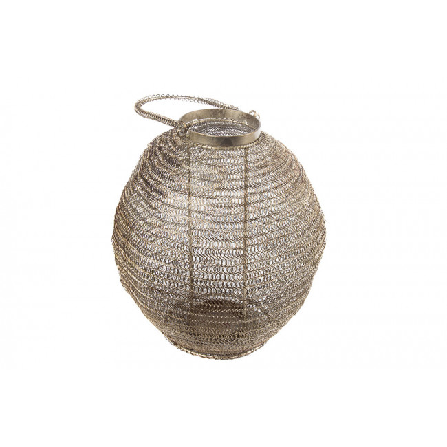 Lantern Lita, silver antique colour, H32cm, D30cm