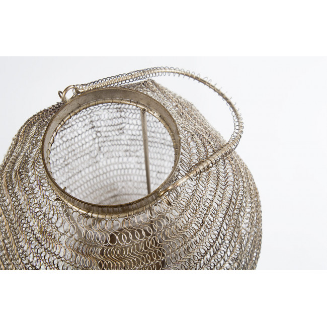 Lantern Lita, silver antique colour, H32cm, D30cm