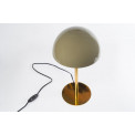 Stalo šviestuvas LIMA, žalvario/aukso sp., su alyvuogių žalsvumu, D22xH41cm, E27 25W