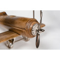 Decor Aeroplane, mango wood, 32x34x16cm