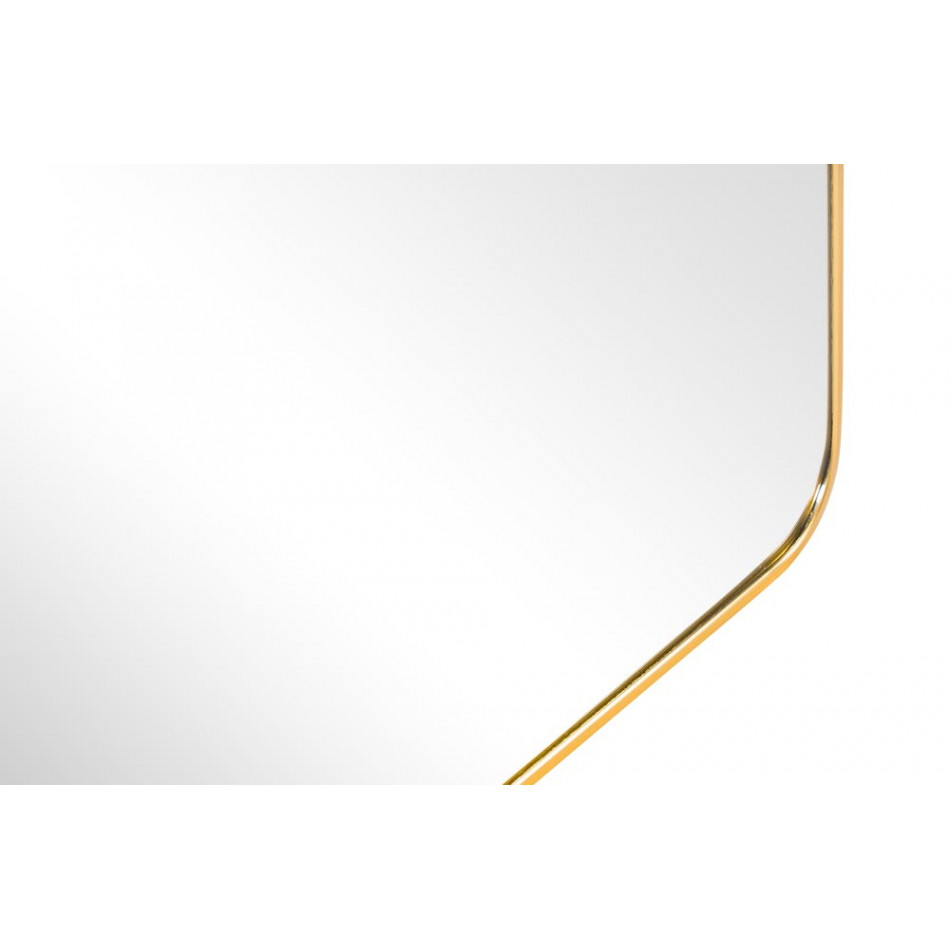 Veidrodis IDENA, auksinės sp., 60x140cm