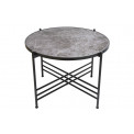 Table Barcelona, metal/artificial marble, 65x65x45cm