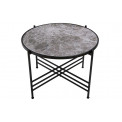 Table Barcelona, metal/artificial marble, 65x65x45cm