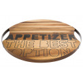 Acacia wood plate Appetizer, 35.4x35x3cm