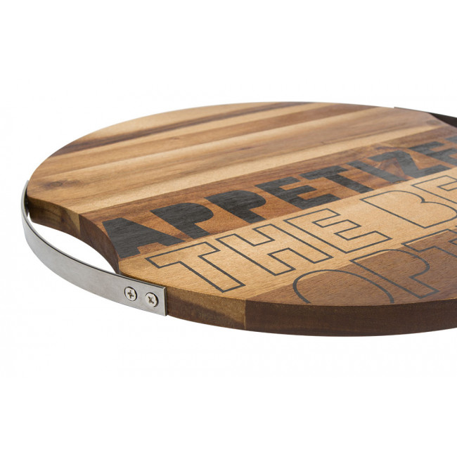 Acacia wood plate Appetizer, 35.4x35x3cm