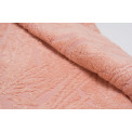 Bamboo towel Bamboo leaves, 70x140cm, salmon colour, 550g/m2
