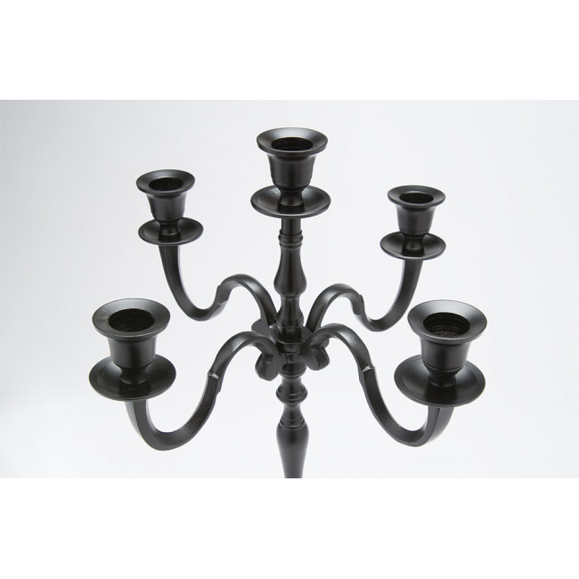 Candle holder Verena, black colour, 40x23cm