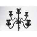 Candle holder Verena, black colour, 40x23cm