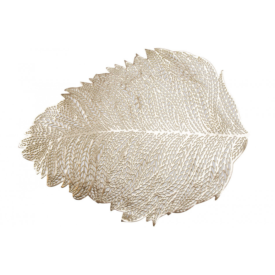 Placemat Leaf gold, 38x49cm
