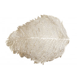 Placemat Leaf gold, 38x49cm