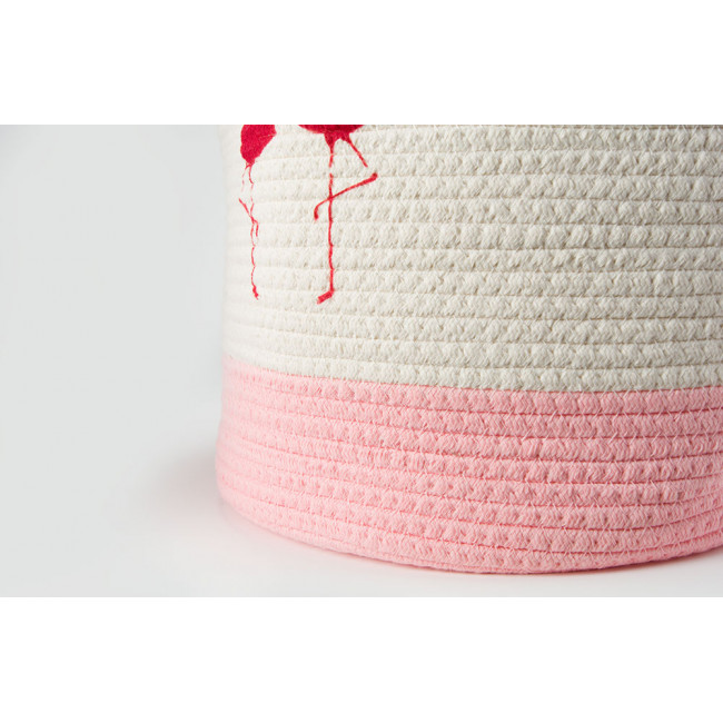 Basket Flamingo, D32x27cm