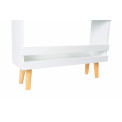 Bookcase Cloud, white, 58x100x18cm
