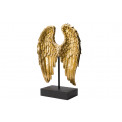 Decorative figure Wing, gold colour, 8x21x30cm