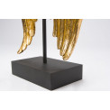 Decorative figure Wing, gold colour, 8x21x30cm
