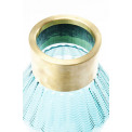 Vase Barfly, light blue, glass, H43cm