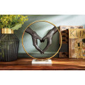 Deco object Heart Hand, D33x10.5cm