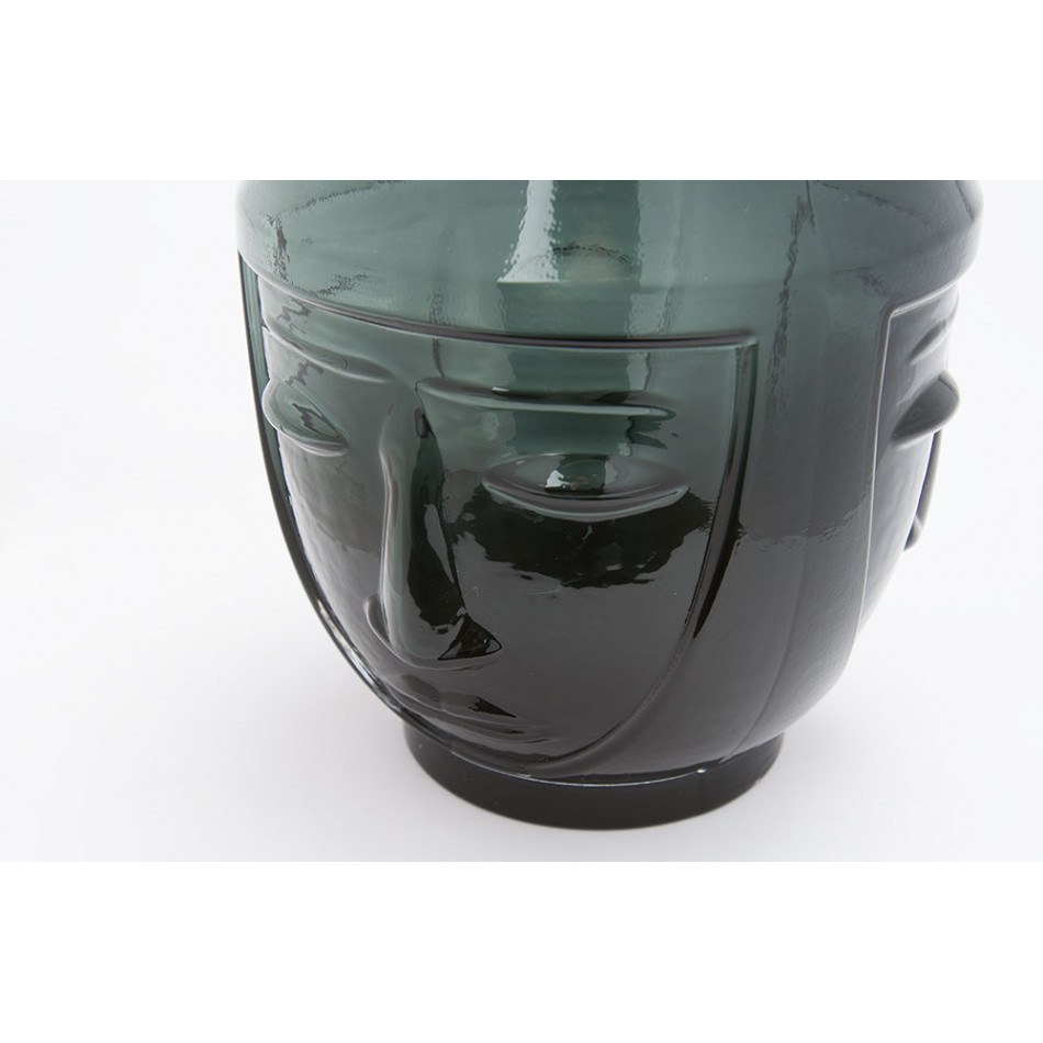 Ваза Face, стекло, D13x17см