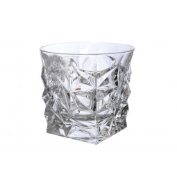 Crystal Tumbler glass Glacier, 350 ml, H-9cm, Ø-9.5cm