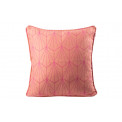 Декоративная наволочка Delirium 2, лососевого цвета с отделкой, 45x45см