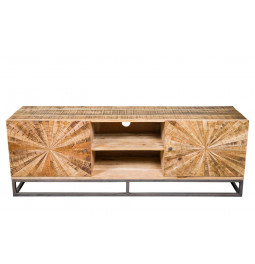TV board Sole, Mango wood, 145x36x50cm